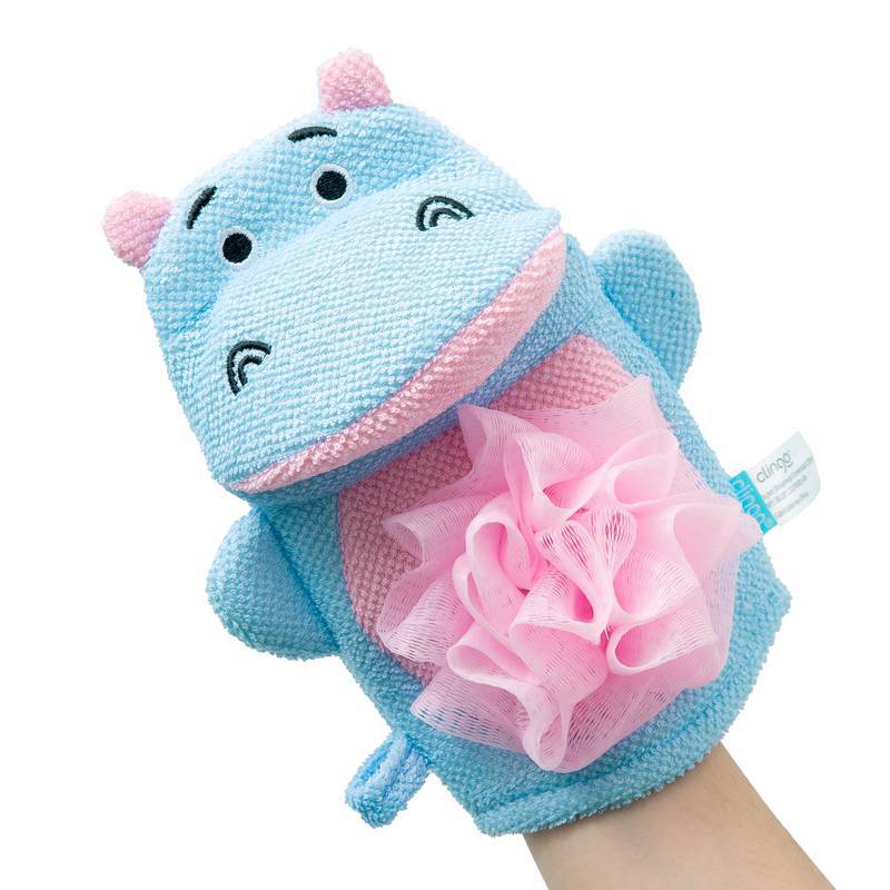 ESPONJA PARA BANHO INFANTIL - HIPOPOTAMO