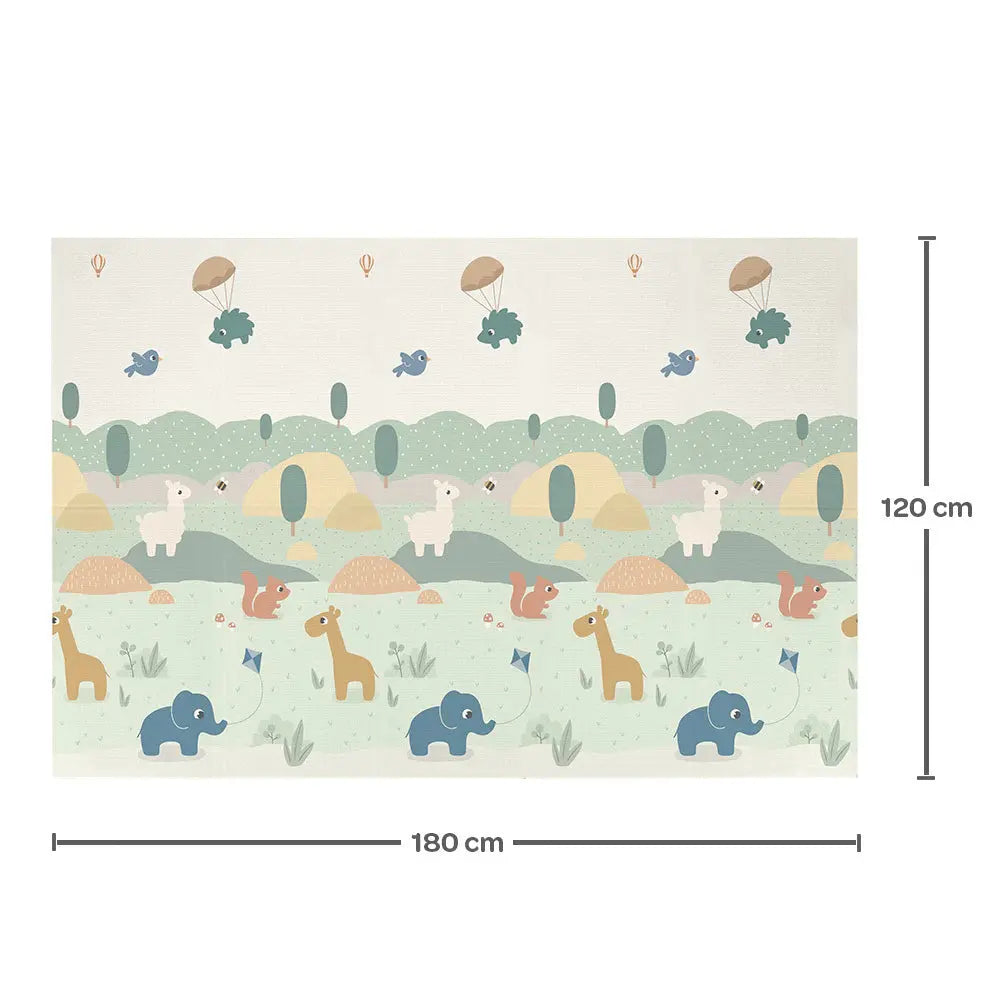 Maxi Tapete de Atividades Dobrável Cloudy 120cm X 180cm - Buba