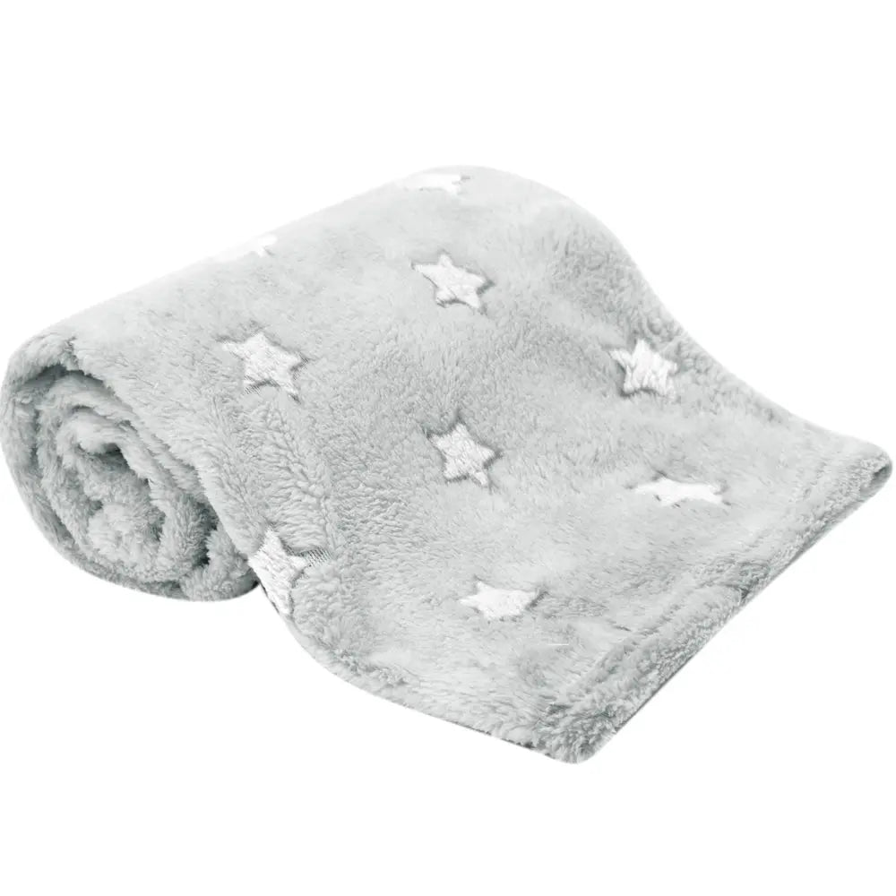 Mantinha Estrelinhas Cinza Buba Buba