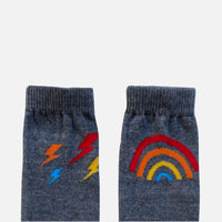 Meia Arco e Raio Chumbo - Cantarola