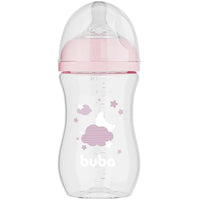 Mamadeira Anticólica Easy Flow Elefante Rosa 270ml - Buba