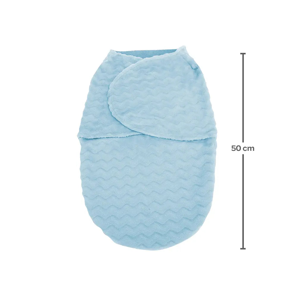 Cobertor de vestir para bebê Baby Super Soft Azul  - Buba
