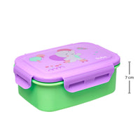 BENTO BOX INOX COM TRAVA E DIVISÓRIAS BUBAZOO ELEFANTE MARMITA POTE