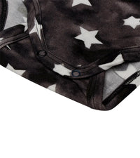 Body Bebê Estrelas Preto - Trend4Kids
