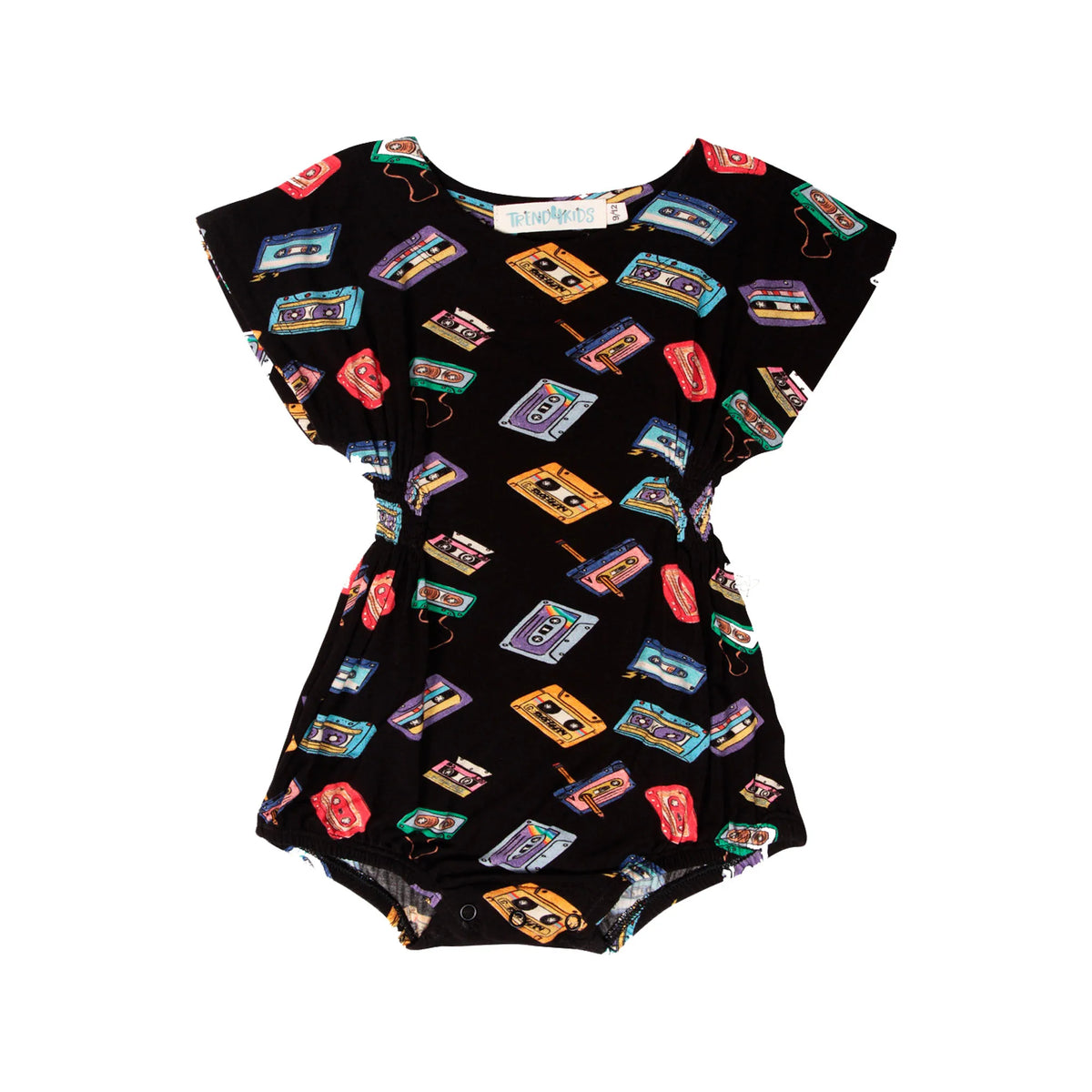 Body Bella Fita Cassete Preta - Trend4Kids