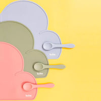 JOGO AMERICANO INFANTIL EM SILICONE ROSA BUBA