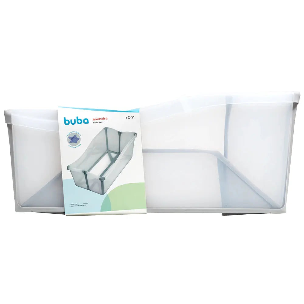 Banheira Dobrável Buba Cinza Buba