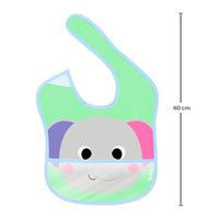 BABADOR COM BOLSO BUBAZOO ELEFANTE BABEIRO
