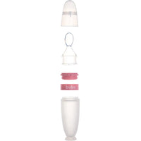 Colher Dosadora com Tampa Rosa 90ml (6m+) - Buba