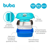 Bentô Box BubaZoo Pandinha 600ml - Buba Buba