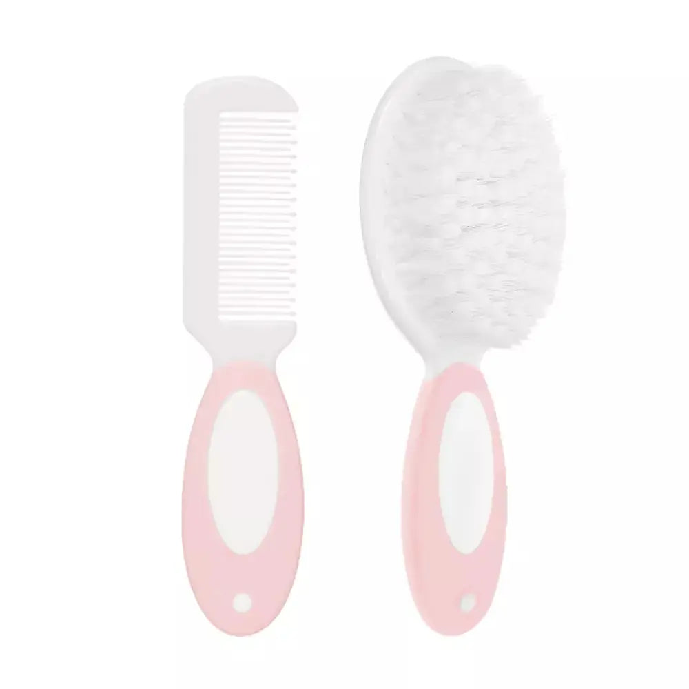 Kit Escova e Pente Rosa Buba