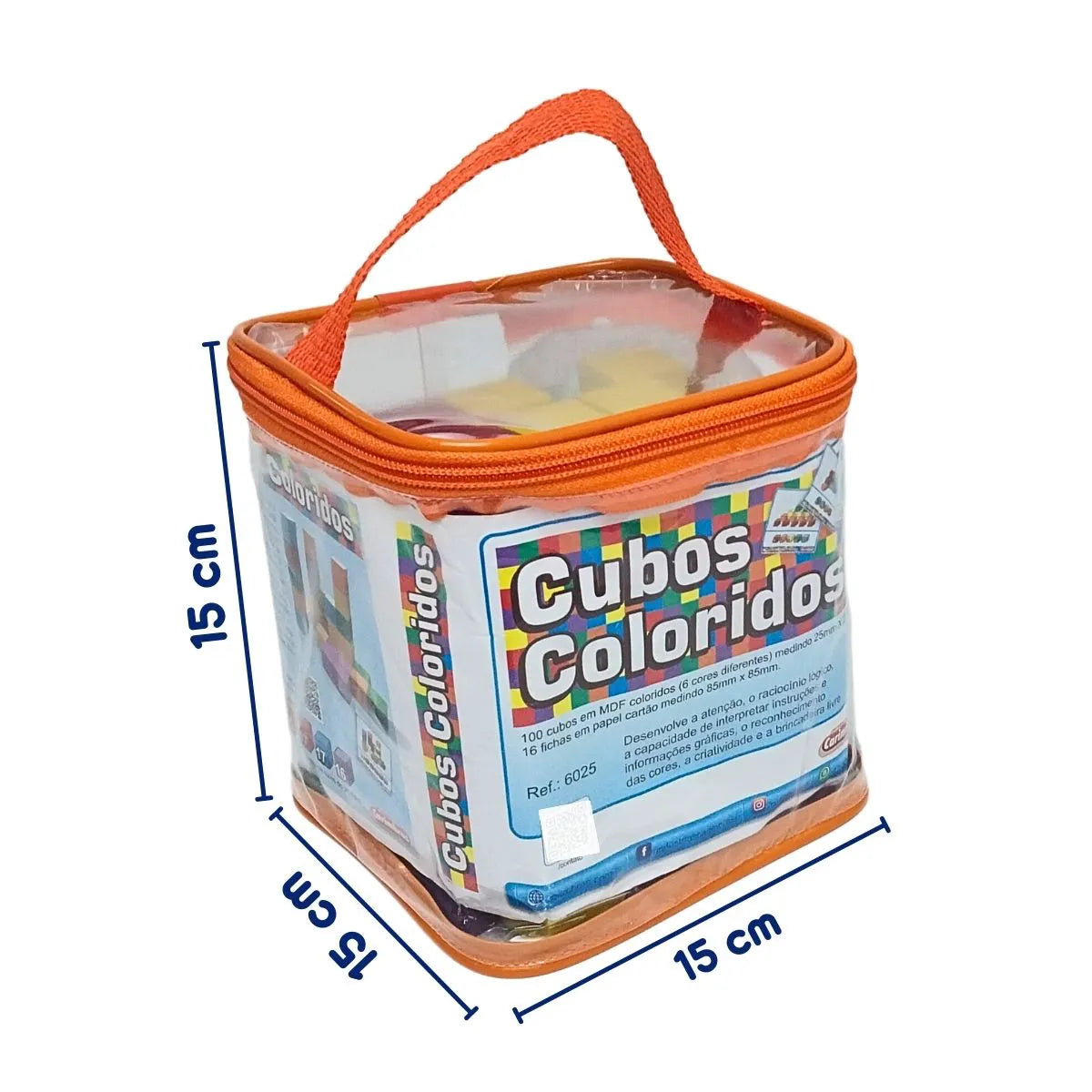Cubos Coloridos - Brinquedo Educativo