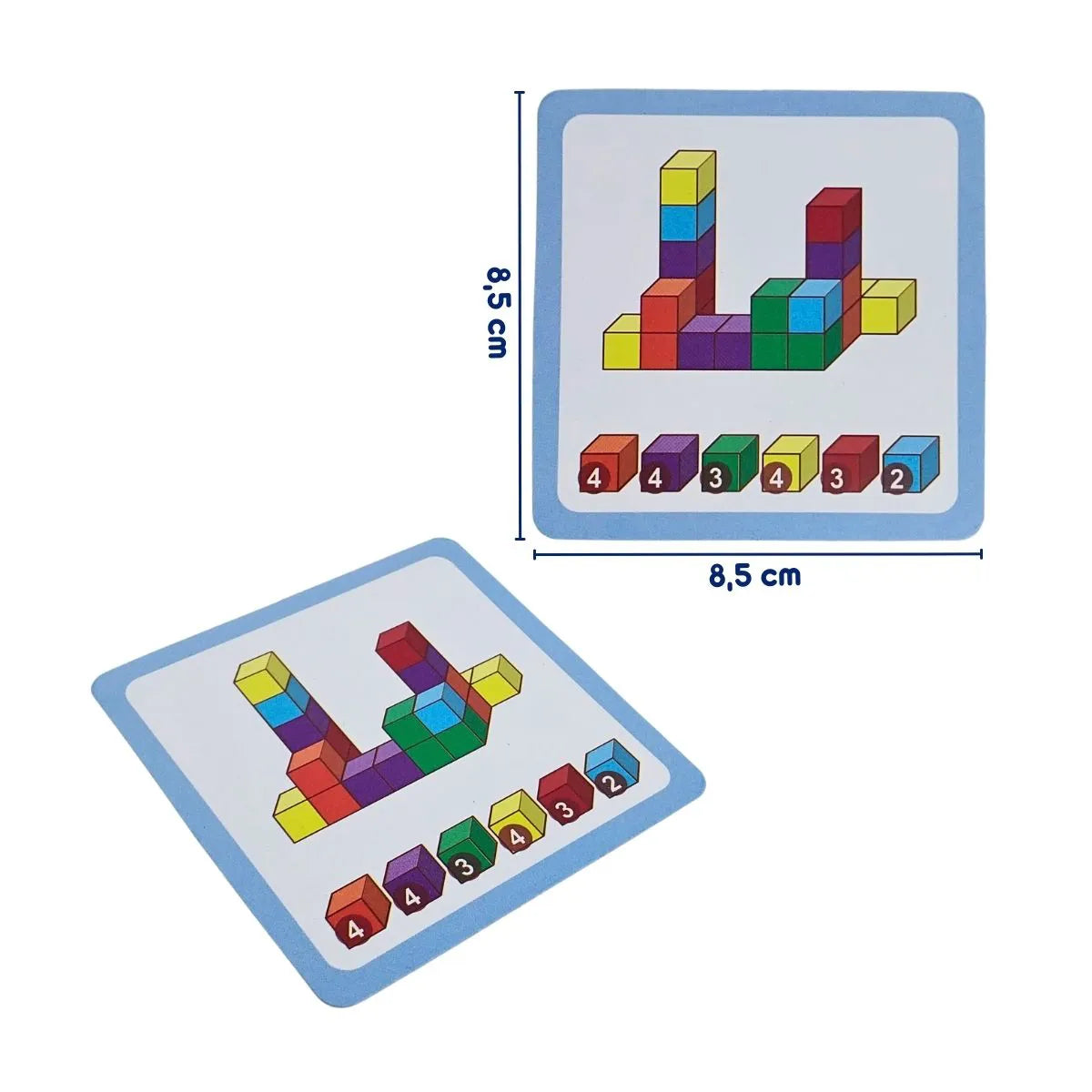 Cubos Coloridos - Brinquedo Educativo
