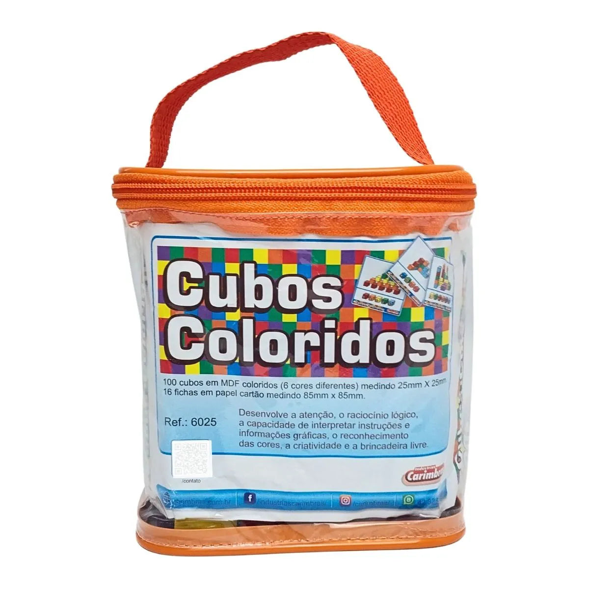 Cubos Coloridos - Brinquedo Educativo