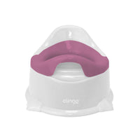 TRONINHO INFANTIL POTTY BRANCO ROSA