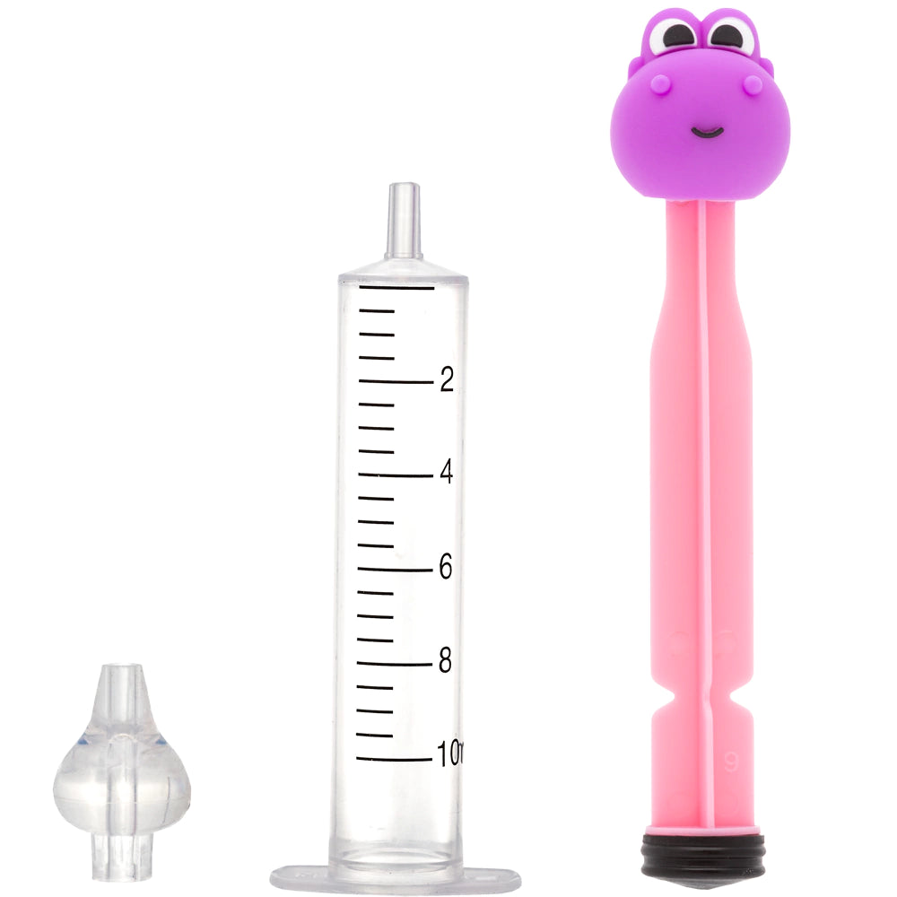SERINGA PARA LAVAGEM NASAL DINO ROSA