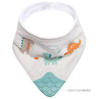 Babador Bandana com Mordedor Magic Dino- Buba