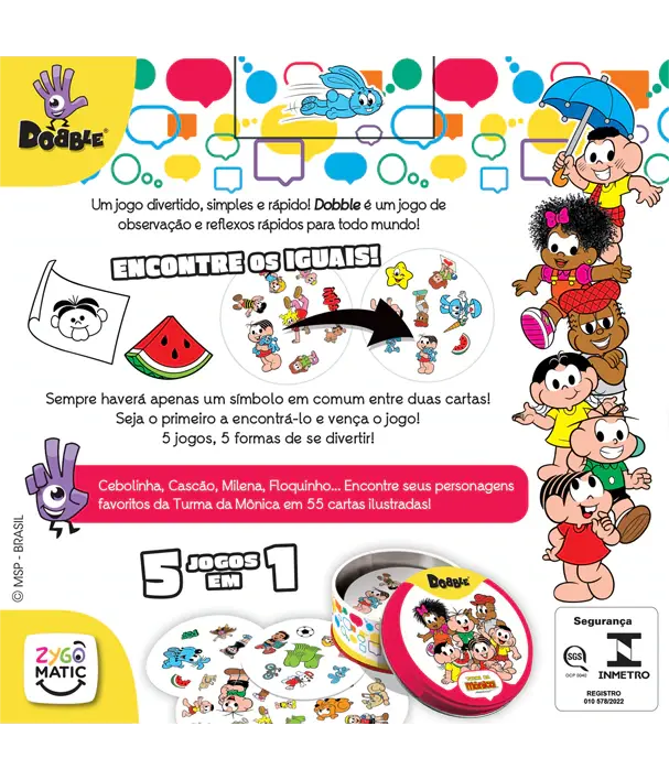Dobble: Turma da Mônica