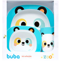 KIT REFEIÇÃO BUBAZOO PANDA COMPLETO ALIMENTAÇÃO