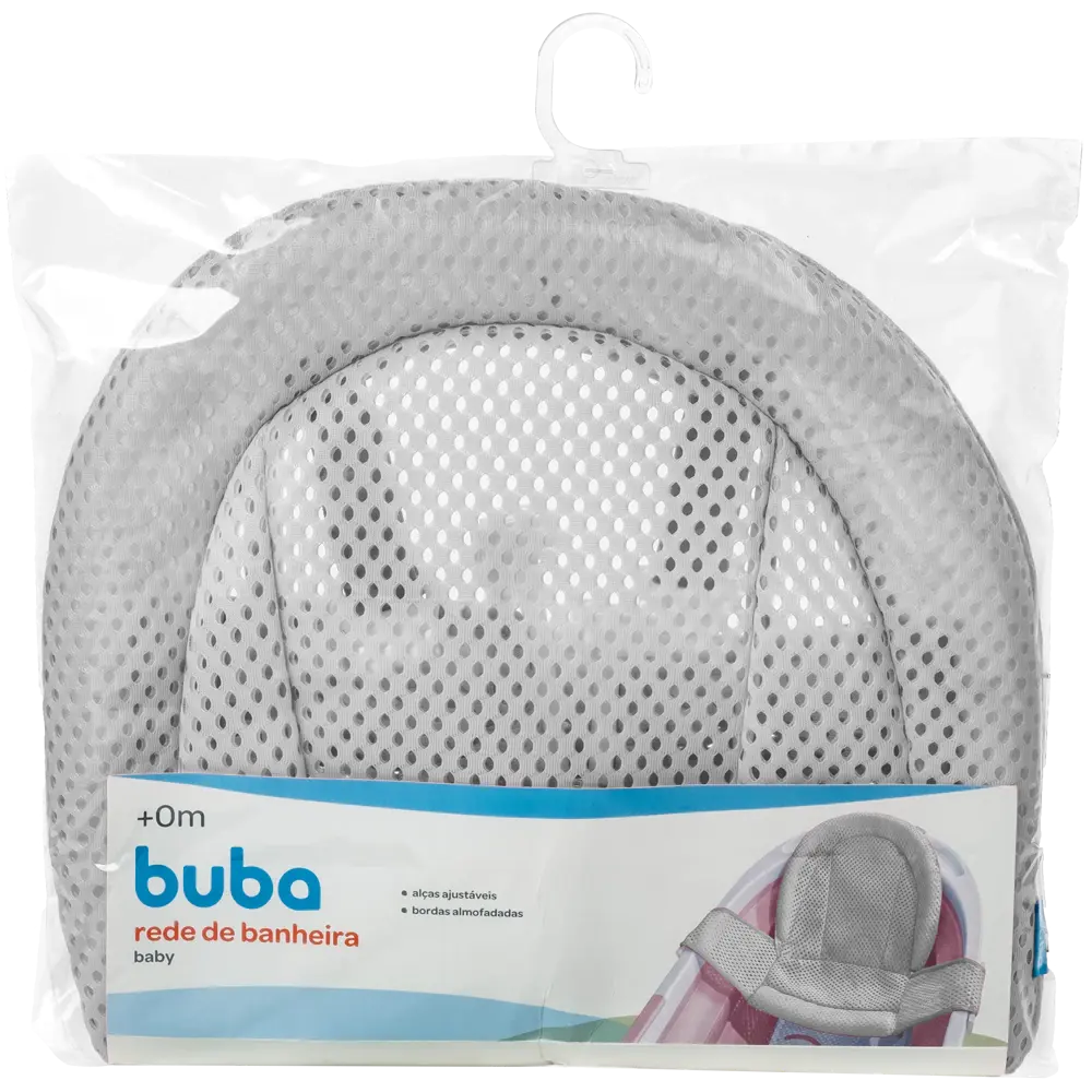 REDE DE PROTEÇÃO PARA BANHEIRA CINZA BUBA