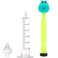 SERINGA PARA LAVAGEM NASAL DINO VERDE