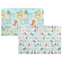 TAPETE DOBRÁVEL BUBA 120X180CM DUPLA FACE IMPERMEÁVEL BABY DINO