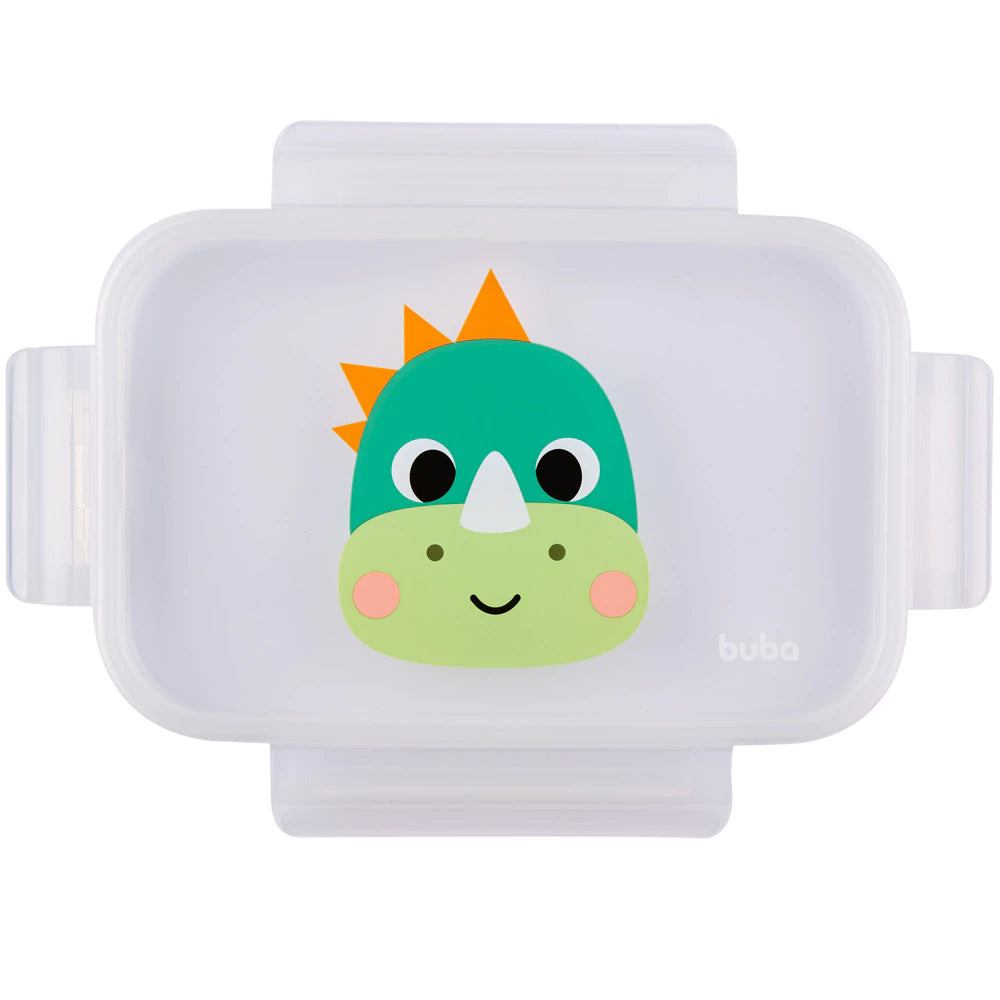 Pote Lunchbox Com Divisorias Buba Zoo Dino Potinho Marmita