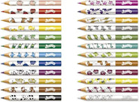 Lápis de Cor Jumbo Triangular 24 Cores - Faber-Castell