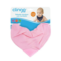 BABADOR BANDANA COM MORDEDOR ROSA