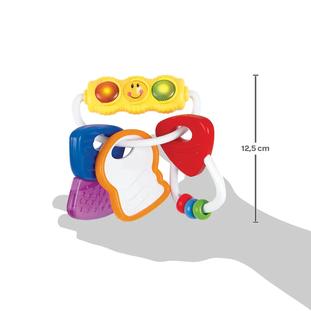 CHAVEIRO DE ATIVIDADE COM LUZ BUBA BRINQUEDO