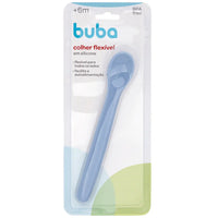 Colher Flexível em Silicone Azul