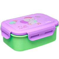 BENTO BOX INOX COM TRAVA E DIVISÓRIAS BUBAZOO ELEFANTE MARMITA POTE