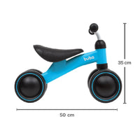 Bicicleta de Equilíbrio 4 rodas Azul - Buba
