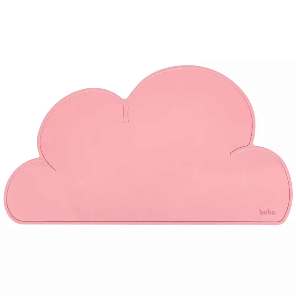 JOGO AMERICANO INFANTIL EM SILICONE ROSA BUBA