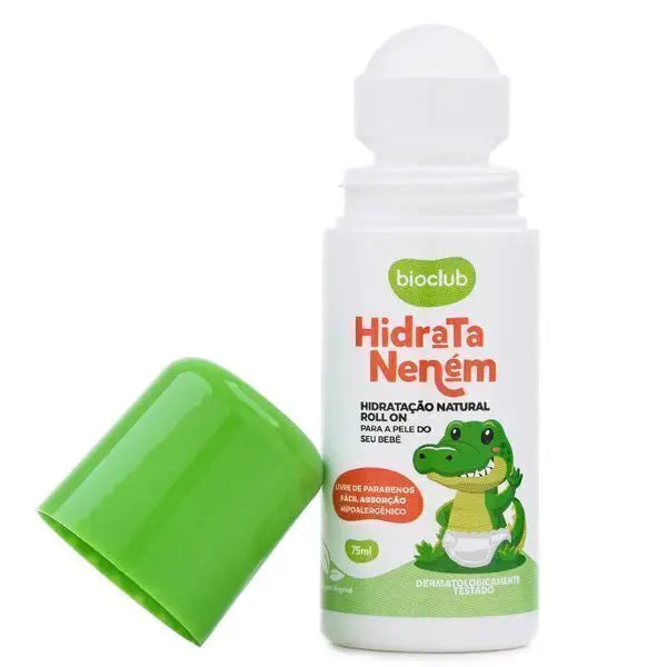 Hidratante Roll-On Bebê Infantil 75ml - Hidrata Neném - Bioclub