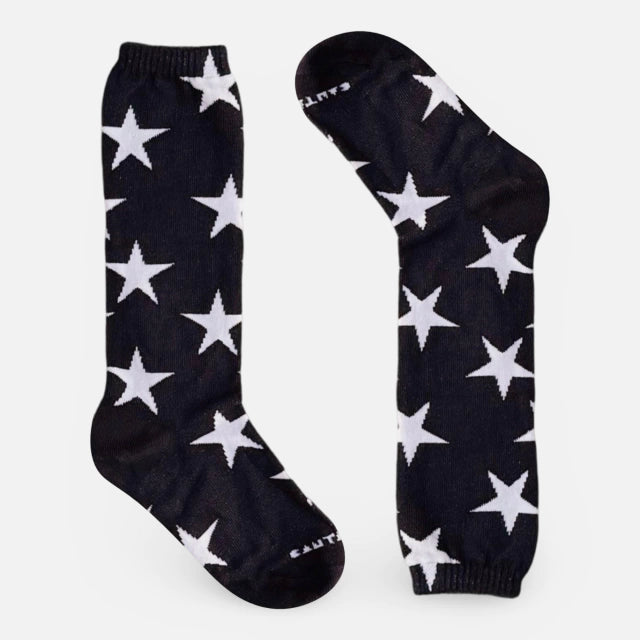 Meia Estrela Preto e Branco - Cantarola