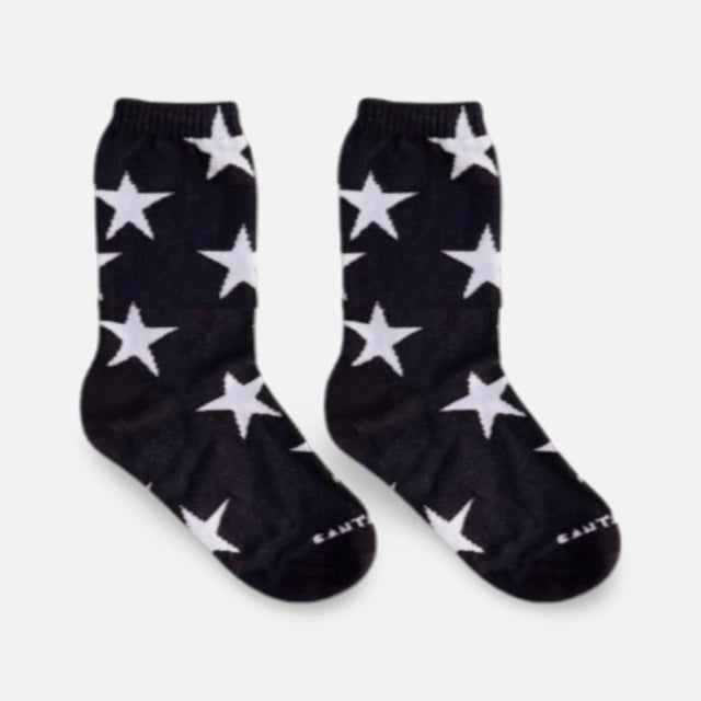 Soquete Estrela Preta e Branca - Cantarola