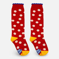 Meia Poázinho Vermelha collab com Ana Maria - Cantarola