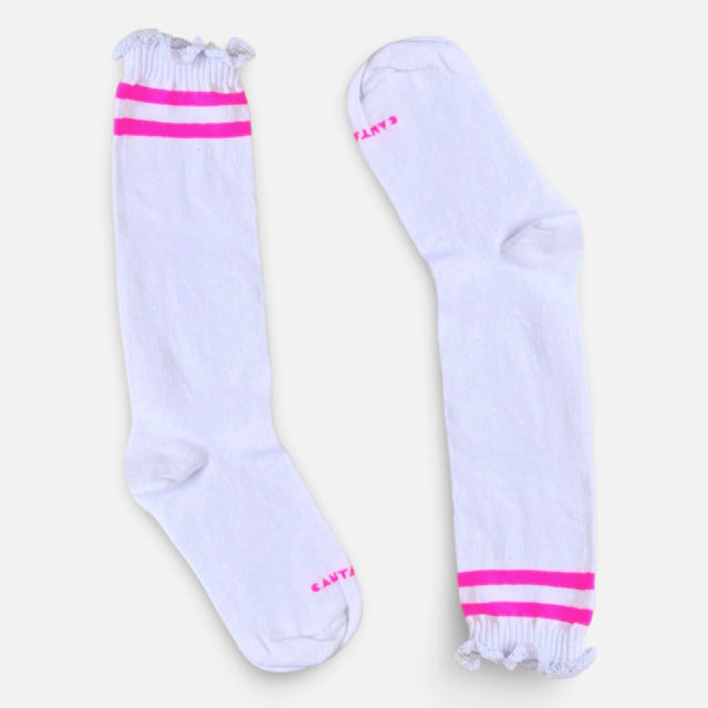 Meia Rendinha College Pink - Cantarola