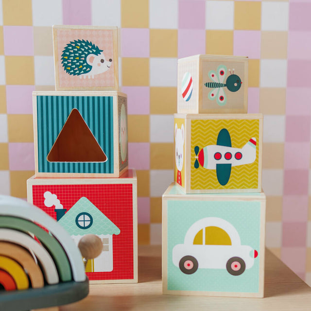 Jogo Pirâmide de 6 Blocos – Baby Forest