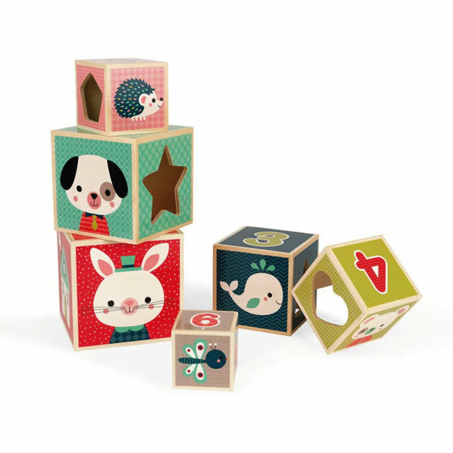 Jogo Pirâmide de 6 Blocos – Baby Forest