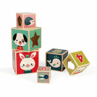 Jogo Pirâmide de 6 Blocos – Baby Forest