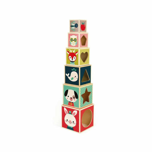 Jogo Pirâmide de 6 Blocos – Baby Forest