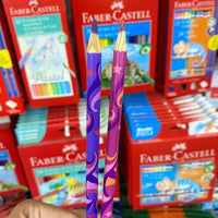 Lápis De Cor Faber Castell Unicórnio C/12 Cores + 2 Cor e Efeito + Adesivo