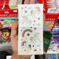Lápis De Cor Faber Castell Unicórnio C/12 Cores + 2 Cor e Efeito + Adesivo