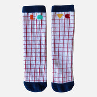 Meia Love Branca - Cantarola