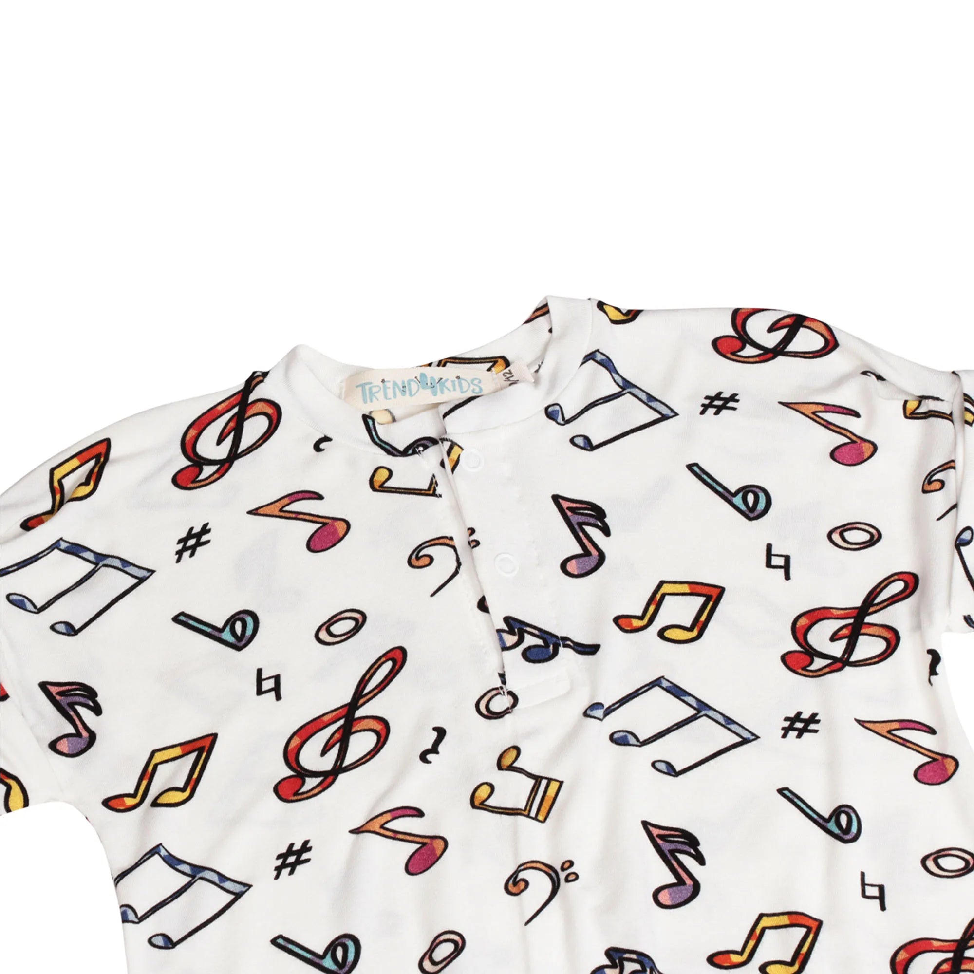 Macacão Bebê Estampa Nota Musical – Trend4Kids