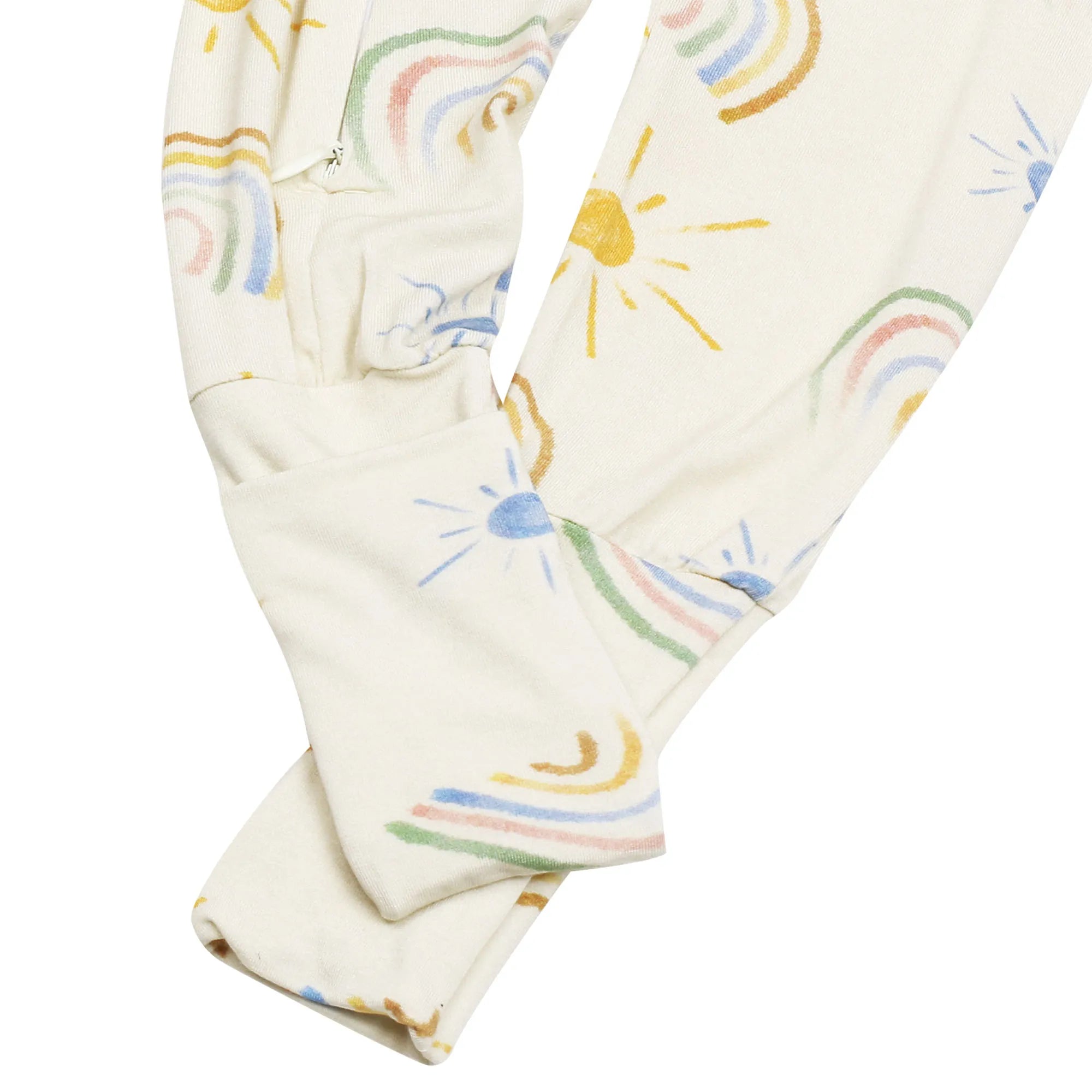 Macacão Arco-Íris em Malha de Bambu com Zíper Duas Vias – Trend4Kids