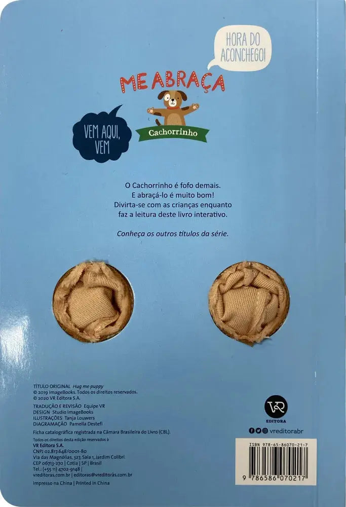 Livro: Me Abraça, Cachorrinho VR EDITORA