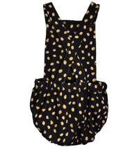 Romper Jardineira Bebê Mancha Onçinha Preta – Trend4Kids